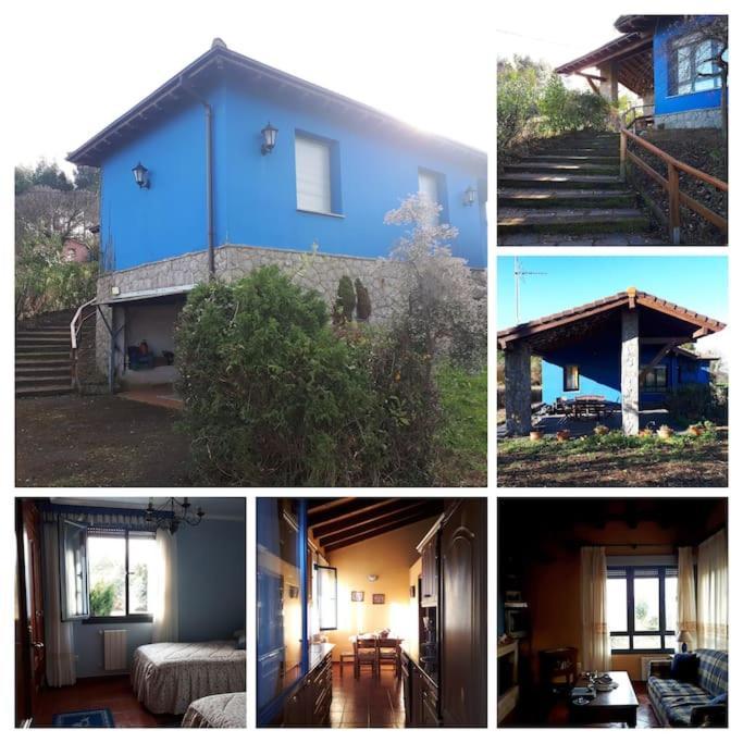Вілла La Casa Azul De Lua Un Lugar Magico Juncedo Екстер'єр фото