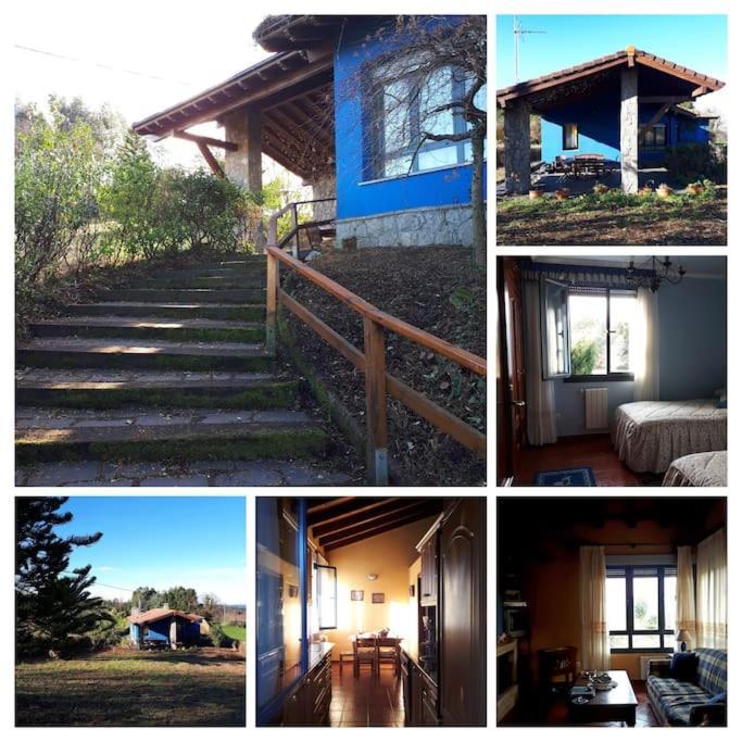 Вілла La Casa Azul De Lua Un Lugar Magico Juncedo Екстер'єр фото